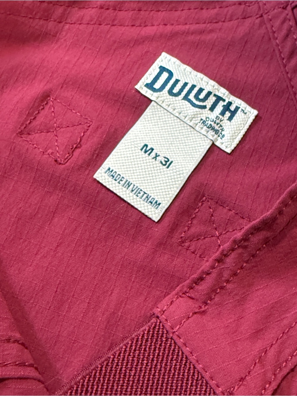🌻Duluth Trading Co Burgundy Utility Cargo Overalls - Picture 4 of 10